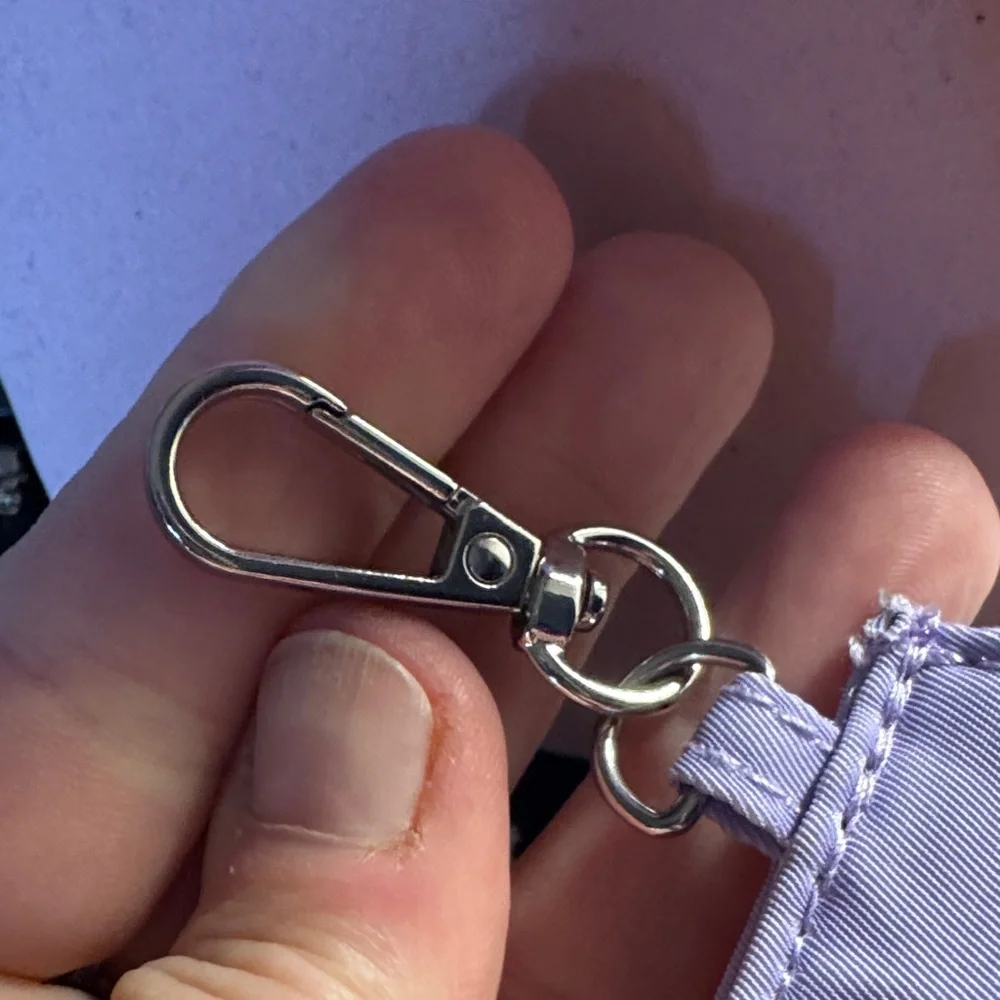 Claire's Sky Blue Card Holder with Clip